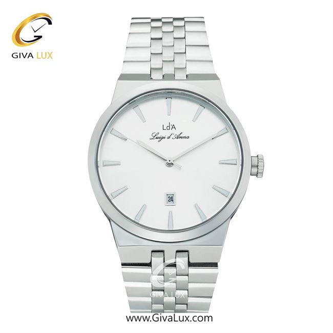 ساعت مچی اورجینال مردانه LdA | لوئیجی د آنا | Luigi d'Ana نقره ای | نقره ای| نقره ای| کد رفرنس 2504